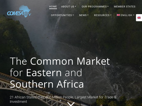 'comesa.int' screenshot