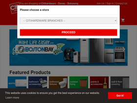 'citihardware.com' screenshot