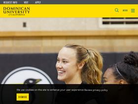 'dominican.edu' screenshot