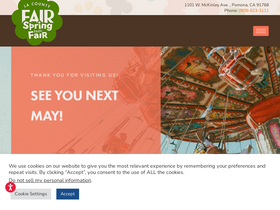'lacountyfair.com' screenshot