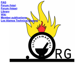 'sciencemadness.org' screenshot