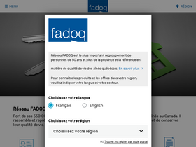 'fadoq.ca' screenshot