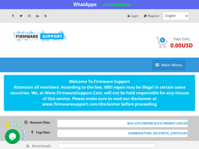 'firmwaresupport.com' screenshot