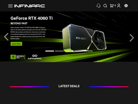 'infiniarc.com' screenshot