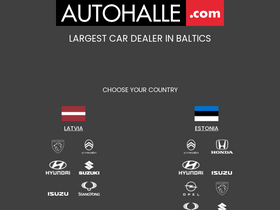 'autohalle.com' screenshot