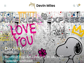 devin-miles.com homepage screenshot
