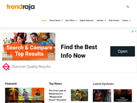 'trendraja.in' screenshot
