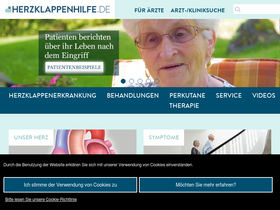 'herzklappenhilfe.de' screenshot