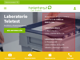 'teletest.es' screenshot