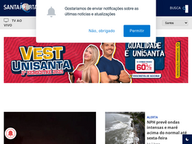 'santaportal.com.br' screenshot