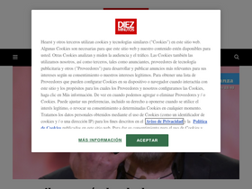 'diezminutos.es' screenshot