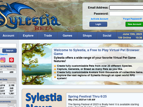 'sylestia.com' screenshot