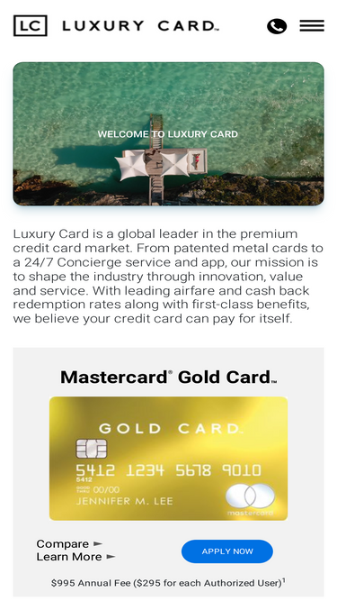 luxurycard.com