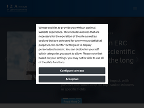 'iza.org' screenshot