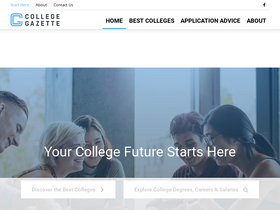 'collegegazette.com' screenshot