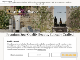 omerfiaglow.com homepage screenshot