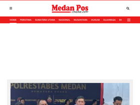 'medanposonline.com' screenshot