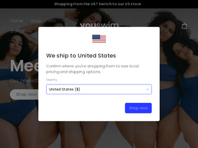 'youswim.com' screenshot