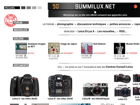 'summilux.net' screenshot