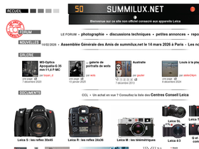 'summilux.net' screenshot