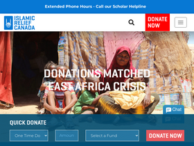 'islamicreliefcanada.org' screenshot