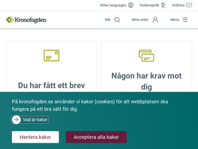 'kronofogden.se' screenshot