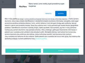 'manonamai.lt' screenshot