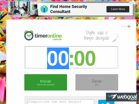 'timeronline.com.br' screenshot