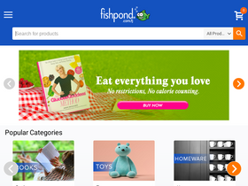 'fishpond.com.fj' screenshot