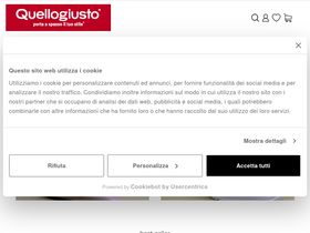 'quellogiusto.it' screenshot