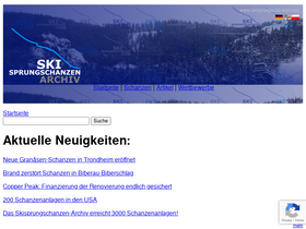 'skisprungschanzen.com' screenshot