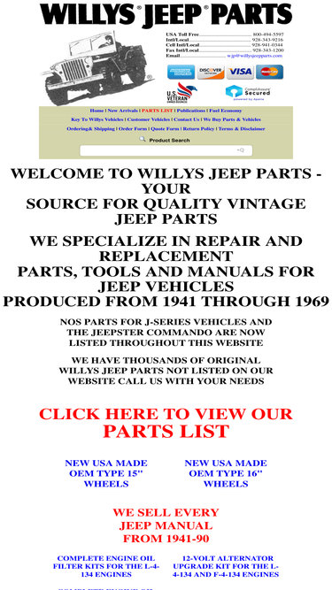 willysjeepparts.com
