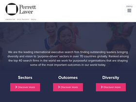 'perrettlaver.com' screenshot