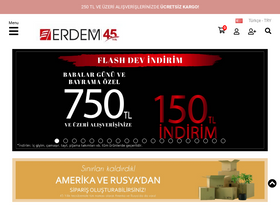 'erdemcamasir.com.tr' screenshot