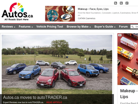 'autos.ca' screenshot