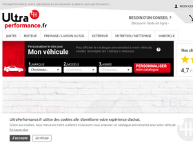 'ultraperformance.fr' screenshot