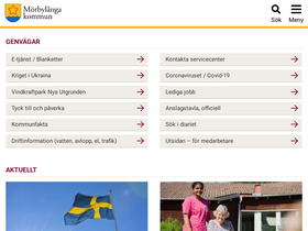 'morbylanga.se' screenshot