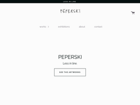 peperski.com homepage screenshot