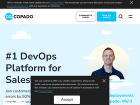 'copado.com' screenshot