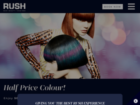 'rush.co.uk' screenshot