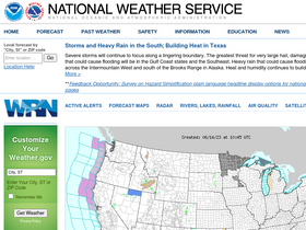 'w2.weather.gov' screenshot