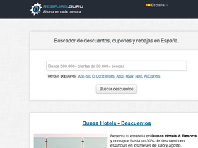'rebajas.guru' screenshot