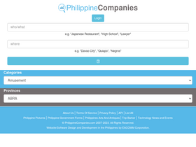 'philippinecompanies.com' screenshot