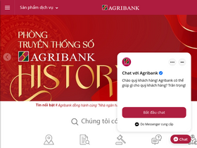 'agribank.com.vn' screenshot