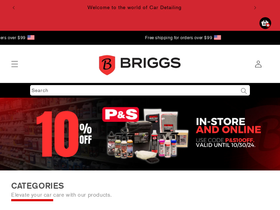 briggscardetailing.com homepage screenshot