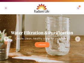 'radiantlifecatalog.com' screenshot