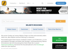 'via-ferrata.de' screenshot