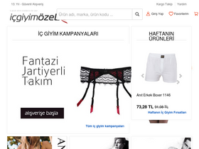 'icgiyimozel.com' screenshot