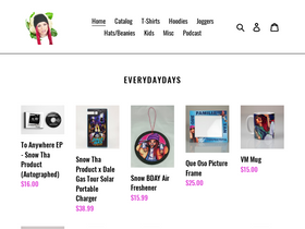 everydaydays.com homepage screenshot