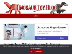 'dinotoyblog.com' screenshot